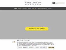 Tablet Screenshot of munsterhuissportscars.nl